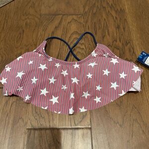 Patriotic Bikini Top (NWT)